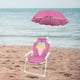 thumbnail image 1 of Silla de camping para niños, plegable, con sombrilla, práctica, portátil, para playa, picnic, excursiones al aire libre, pesca en el patio helado, 1 of 8