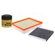 thumbnail image 1 of Kit De Filtro de Aire, Filtro de Aceite Sintético y Filtro de Cabina 3 PIEZAS Compatible con Chevrolet Silverado 3500 Hd V8 6.0L del 2015 al 2019, 1 of 3