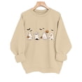 thumbnail image 4 of Certgust Women's Sweatshirts Under $10 Womens Pullover Funny B Print Long Sleeved O Neck Fashion Warm Autumn Winter Sweatshirt Tops, 4 of 8