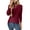 Wine Red, variant on Cogild Women's Casual Knitted Sweaters for Womens with Long Sleeves Textured Design Lightweight Pullover Fall Winter Layering Tops Shirts for Womens