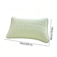 thumbnail image 3 of Pillow Covers,Soft Sweatproof Comfortable Pillow Case for Sleeping | Waterproof Quilted Breathable Stain Resistant Pillowcase | Bedroom Bedding,29.1x18.9 Inch,Green, 3 of 7