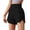 Z03-Black, variant on jiaxiM Womens Biker Shorts with Pockets 2 in 1 Split Flat Rise Running Shorts High Waisted Workout Athletic Gym Tennis Shorts Built In Liner