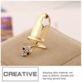 thumbnail image 3 of 4pcs Snake Nail Rings Fingernails Rings Nail Tips Rings Nail Jewelry for Women, 3 of 3