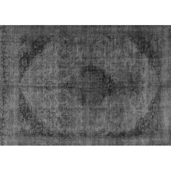 Ahgly Company Indoor Rectangle Persian Gray Traditional Area Rugs, 5' x 7'