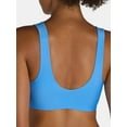 thumbnail image 2 of No Boundaries Wire-Free Bonded Square Neck Bra, Sizes XS to XXXL, 2 of 3
