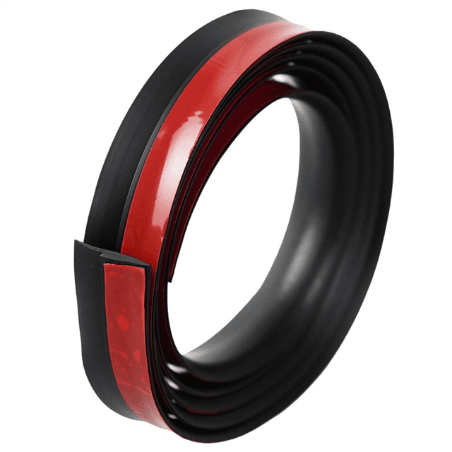 Carpet to Tile Floor Transition Strip, Self-Adhesive Threshold Edging Trim Length 5m, Cover Thickness Within 5mm Black