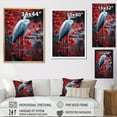 thumbnail image 4 of Designart "Heron beautyful Waters II" Animals Wall Art Living Room, 4 of 5