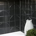 thumbnail image 5 of FASÄDE Crescent Decorative Vinyl Backsplash Panel in Matte Black (6X6 Inch Sample), 5 of 7