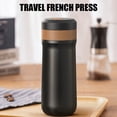 thumbnail image 2 of French Press Coffee Maker for Travel 2-Layer Filter Mesh Double Walled Stainless Steel Vacuum Insulated, 2 of 8