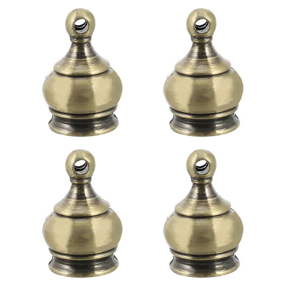 4 Pcs Shade Knob Light Screw Caps Floor Lamp Parts Lampshade Finials Vintage Decoration for