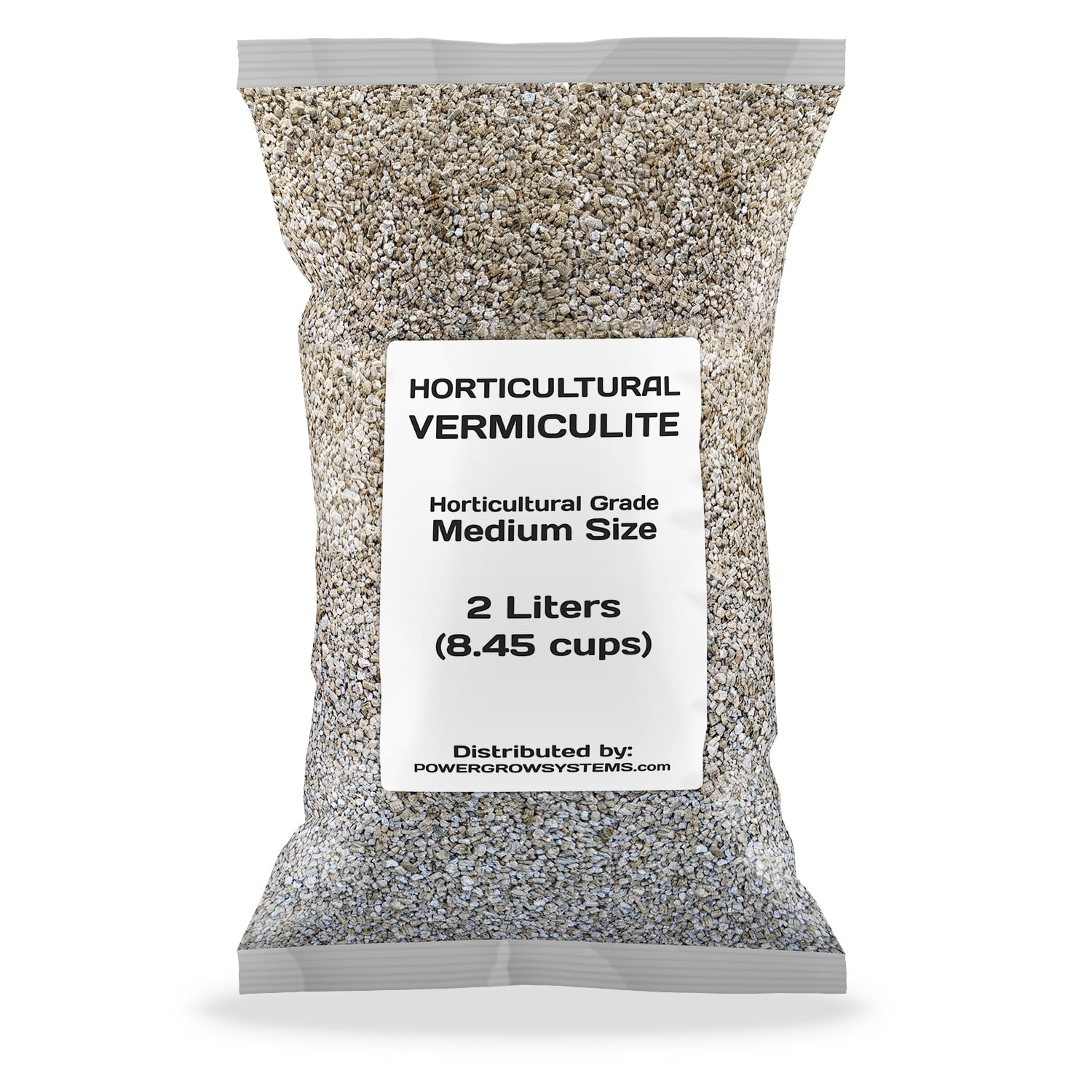 VERMICULITE - COARSE VERMICULITE - MEDIUM SIZE AGRICULTURAL GRADE (2-Liters / .5 Gallon)