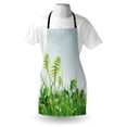thumbnail image 3 of Rainforest Apron Graphic Plant Landscape at Summertime Natural Grassland Garden Field Theme Print, Unisex Kitchen Bib Apron with Adjustable Neck for Cooking Baking Gardening, Green Blue, by Ambesonne, 3 of 3