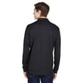 thumbnail image 2 of CORE365 88192P Men's Pinnacle Performance Long Sleeve Piqué Polo with Pocket-Black-2XL, 2 of 3