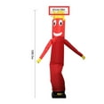 thumbnail image 2 of Miumaeov 10 Foot Tall Inflatable Tube Man Air Powered Dancing Puppet Guy for Outdoor Advertising Red, 2 of 9