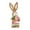 B, variant on Pisexur Easter Bunny Decorations Spring Decor Easter Simulation Bunny Home Garden Bunny Decoration Creative Straw Bunny Easter Basket Stuffers for Kids