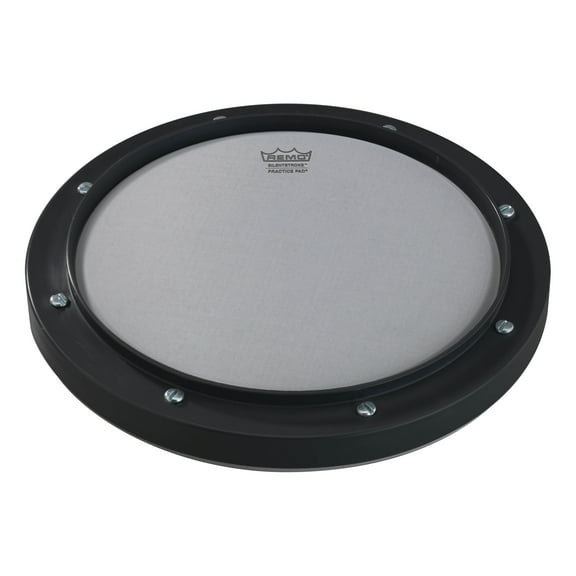 Remo Practice Pad, 8 Diameter, Black Body, Silentstroke Head