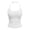 03 White, variant on Titcea Tank Tops for Women, Ribbed Halter Open Back Sleeveless Shirts, Fashion Slim Outdoor Cropped Tank Tops, S-2XL