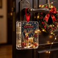thumbnail image 5 of Christmas Cash Gift Ornament, 3.14" Clear Acrylic Money Holder, Double-Sided Printed Hanging Decor for Xmas Tree, Stocking Stuffer & Holiday Gifting, 5 of 7