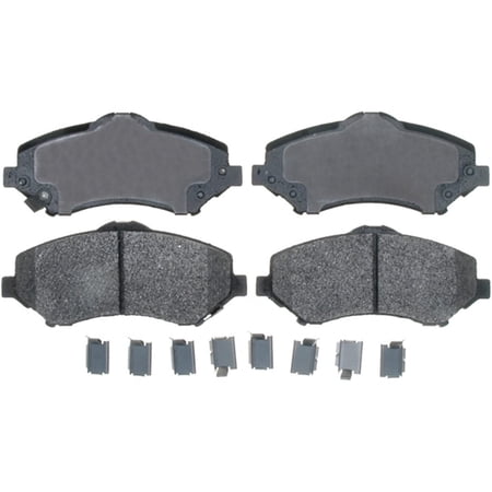 Semi-Metallic Front Disc Brake Pads for Chrysler Town and Country 2008-2011 AcDelco 17D1273MH