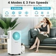 thumbnail image 2 of Costway 10000 BTU Portable Air Conditioner 3-in-1 Floor AC Unit with Fan & Dehumidifier, 2 of 10