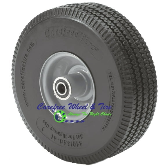 Handtruck 410/350-4 Carefree Whel with 2 1/4" Off Centered Hub and 3/4" Precision Bearings