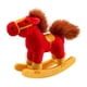 thumbnail image 4 of Caballo mecedor de peluche de 15 cm, juguete de granja, decoración, animal de peluche, adorable y tierno. rojo, 4 of 9