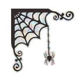thumbnail image 2 of Holloyiver Spider Web and Spider Window Clings - Anti-Collision Decals to Save Birds, Non-Adhesive Prismatic Window Clings, Rainbow Stickers, 2 of 6