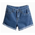 thumbnail image 6 of BUIGTTKLOP Jean Shorts Womens High Waisted Trendy Rolled up Hem Ripped Stretchy Casual 2026 Denim Summer Shorts, 6 of 8