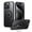 Black, variant on for iPhone 16 Pro Frosted Clear Case with Magnetic Stand, [Compatible with MagSafe] [Invisible Ring Holder] Soft TPU Frame Shockproof Protection Cover for iPhone 16 Pro Phone Case, Black