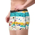 thumbnail image 3 of Wukai Funny Farm Print Men’s Underwear Breathable Boxer Briefs,&nbsp;Moisture Wicking & Breathable-Medium, 3 of 7