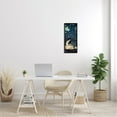 thumbnail image 3 of Stupell Industries Raining Meteorites Stars Nighttime Moon Woman Scene Framed Wall Art, 13 x 30, Design by Paula Belle Flores, 3 of 5