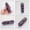 Dream Amethyst, variant on 100mm Natural Quartz Crystal Point Healing Obelisk Hexagonal Wand Reiki- Amethyst