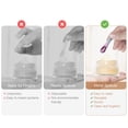 thumbnail image 3 of Paquete de 6 espátulas de maquillaje metálicas LISAPACK para cosmética facial, 3 of 6