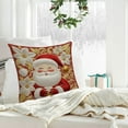 thumbnail image 6 of YIKA Christmas Tree Snowflake Reindeer Pillowcase Christmas Pillow Cover Holiday Decoration Sofa Decoration Linen Pillow Home Sofa Holiday Decoration Pillow Cover C, 6 of 6