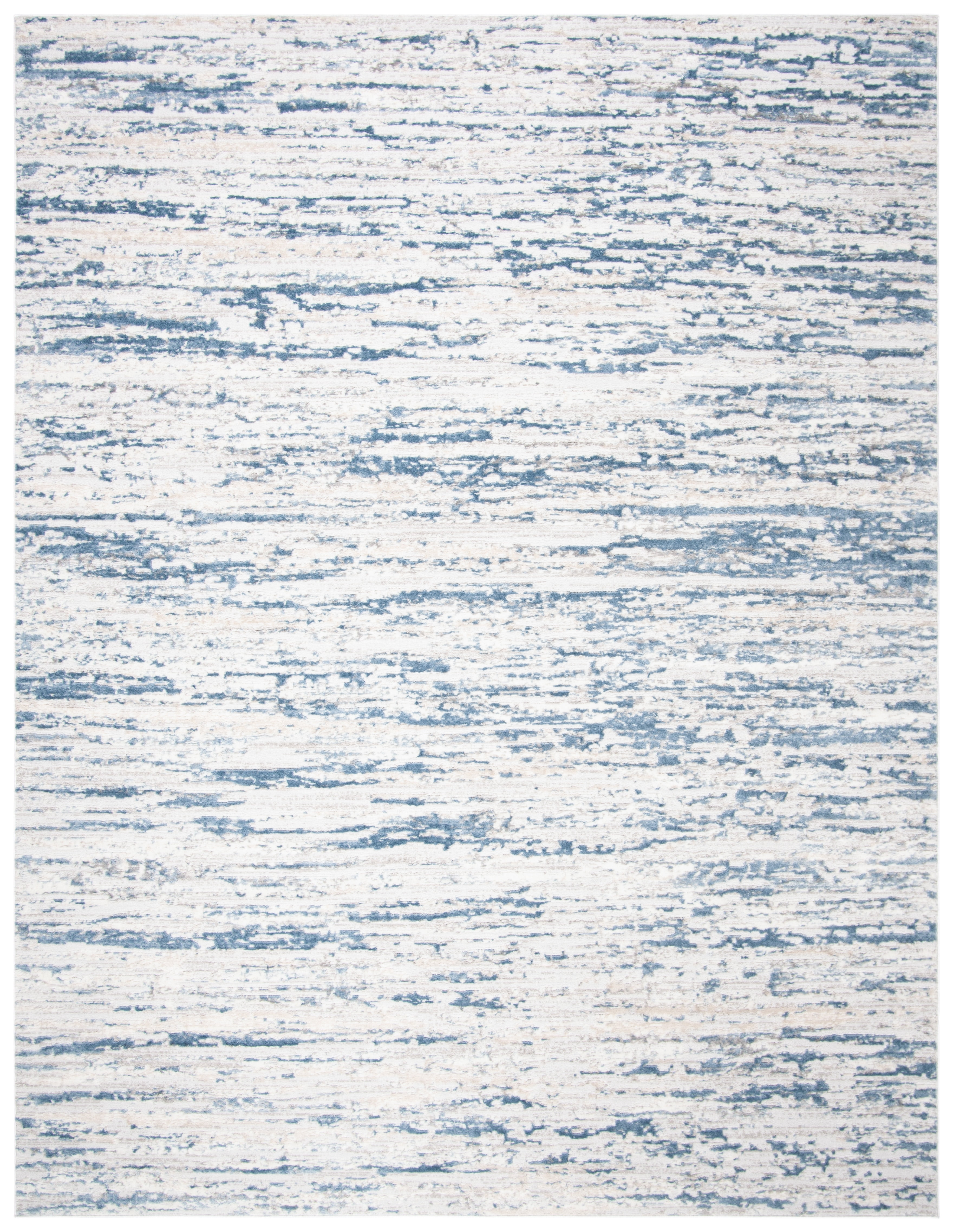 SAFAVIEH Amelia Lester Abstract Area Rug, Ivory/Blue, 8' x 10'
