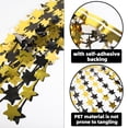 thumbnail image 4 of Graduation Party Star Rain Curtain - Black Gold Theme Decorations Eye-Catching Photo Backdrop Versatile Celebration Decor Reusable, JKODE, 4 of 9