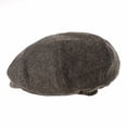 thumbnail image 3 of WITHMOONS Newsboy Hat Wool Felt Simple Gatsby Ivy Cap SL3525 (Darkbrown), 3 of 4