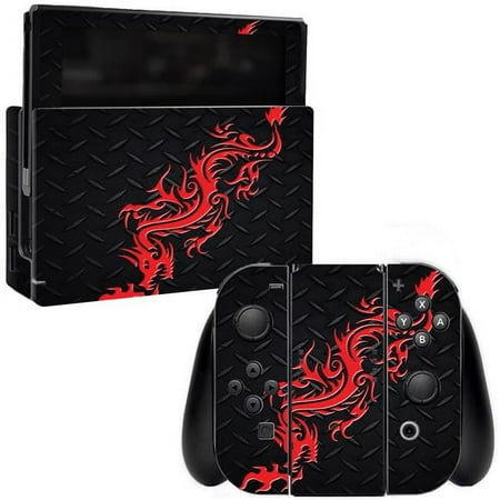 MightySkins NISWI-Red Dragon Skin Compatible with Nintendo Switch - Red Dragon