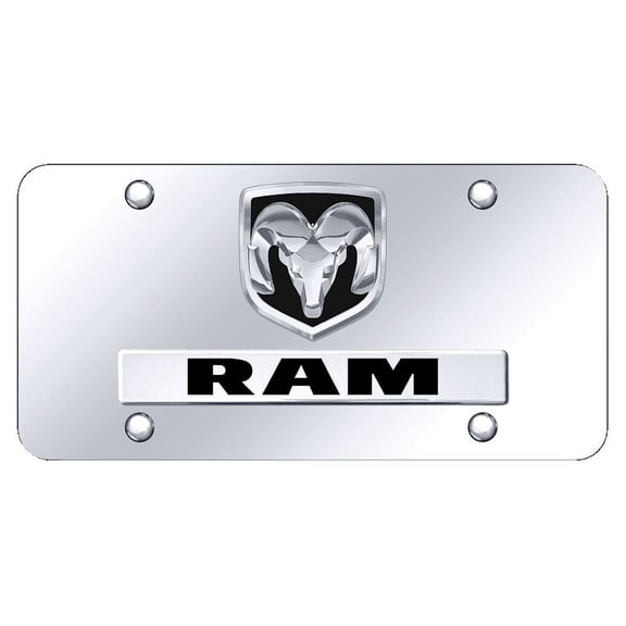 Au-TOMOTIVE GOLD Dual Ram (OEM LOGO) Chrome on Chrome Plate