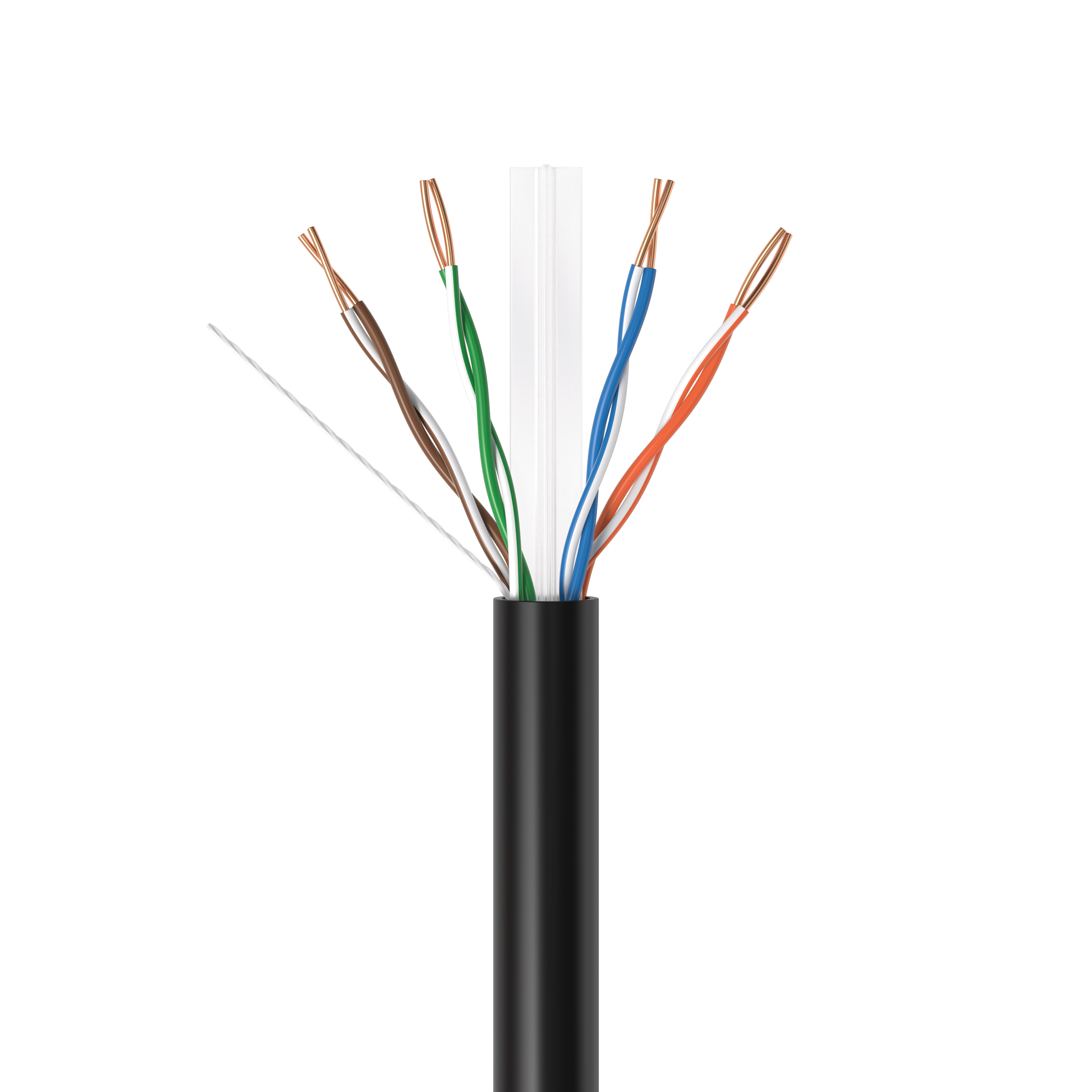 Cables Direct Online 500ft Cat6 Ethernet Cable Bulk – 23AWG Solid CCA UTP, Unshielded, 550MHz, Pull Box, LAN Network Wire, RJ45 Compatible, Indoor Use, High-Speed Internet, Black