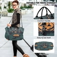 thumbnail image 6 of Travel Duffel Luggage Bag Sports Duffle Bag Gym Bag with Zipper Halloween-themed, 6 of 7