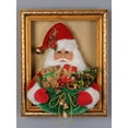 thumbnail image 2 of Karen Didion Originals Santa Head with Gift Bag Figurine, 22 Inches, 2 of 2