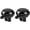 (Black, Black-Left Hand Use-2 Pack), variant on Classic Bike Bell, Aluminum Bicycle Bell, Loud Crisp Clear Sound Bicycle Bike Bell for Adults Kids