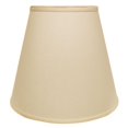 thumbnail image 1 of Cloth & Wire Slant Extra Deep Empire Hardback Lampshade with Washer Fitter, Beige, 1 of 2