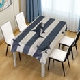 thumbnail image 3 of Yayeee Tablecloths for Rectangular Tables 54 x 54 inch Party Table Cover, Dark Sharks, 3 of 6