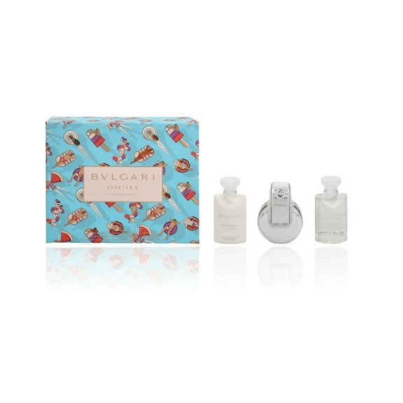 Omnia Crystalline by Bvlgari, 3 Piece Gift Set for Women