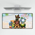 thumbnail image 4 of German Shepherd Hello Summer with Sunglasses and Surfboard Tropical Vibes Desk Mat Full Keyboard Mouse Pad Alsatian Dog Lover Gifts Large Mousepad - 00007, 4 of 5
