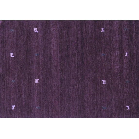 Ahgly Company Indoor Rectangle Abstract Blue Contemporary Area Rugs, 2' x 4'