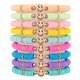 thumbnail image 1 of Pulsera JIASHUYEYE, juego apilable de 9 piezas de arcilla colorida, 1 of 4