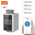 thumbnail image 3 of Zootealy ZigBee Thermostatic Valve de Radiateur Hebdomadaire Programmable Radiateur Intelligent Contrôle par Application Contrôle Vocal Ouverture de Fenêtre Fonction Anti-Gel Contrôleur de Température Constante Intérieur, 3 of 8